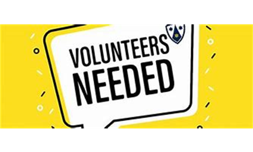 VOLUNTEERS NEEDED